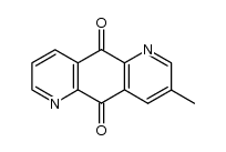 3-methyl-1,5-diaza-9,10-anthraquinone Structure