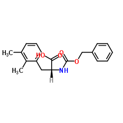 Cbz-2,3-Dimethy-D-Phenylalanine结构式