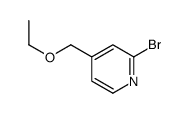 2-溴-4-(乙氧基甲基)吡啶结构式