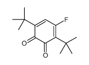 3,6-ditert-butyl-4-fluorocyclohexa-3,5-diene-1,2-dione Structure