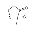 3(2H)-Thiophenone,2-chlorodihydro-2-methyl- Structure