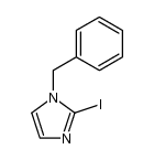 1-benzyl-2-iodo-1H-imidazole结构式
