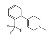 1-methyl-4-[2-(trifluoromethyl)phenyl]-3,6-dihydro-2H-pyridine Structure