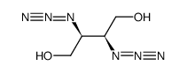 (2R,3R)-2,3-diazidobutane-1,4-diol结构式