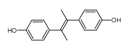 trans-2,3-bis(4'-hydroxyphenyl)-2-butene Structure