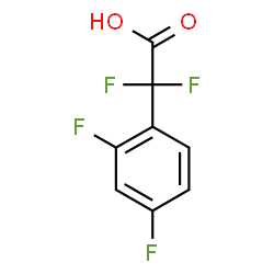 2-(2,4-二氟苯基)-2,2-二氟乙酸结构式