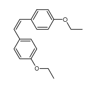 (Z)-1,2-bis(4-ethoxyphenyl)ethene结构式