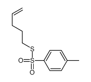 1-methyl-4-pent-4-enylsulfanylsulfonylbenzene Structure