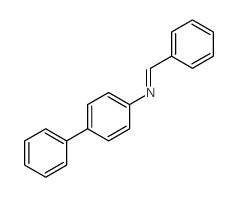 [1,1'-Biphenyl]-4-amine,N-(phenylmethylene)-结构式