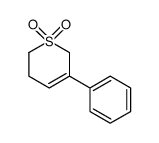 5-phenyl-3,6-dihydro-2H-thiopyran 1,1-dioxide结构式