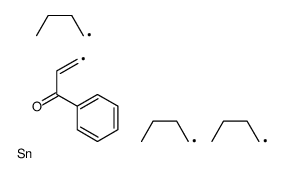 1-phenyl-3-tributylstannylprop-2-en-1-one Structure