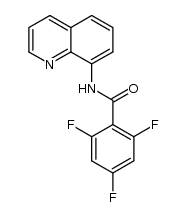 2,4,6-trifluoro-N-(quinolin-8-yl)benzamide结构式