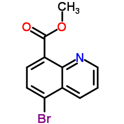 Methyl 5-bromoquinoline-8-carboxylate Structure