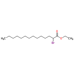 Ethyl α-bromomyristate Structure