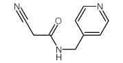 2-氰基-n-(吡啶-4-甲基)乙酰胺结构式