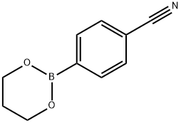 4-氰基苯硼酸-1,3-丙二醇酯结构式