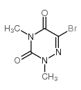 1,2,4-Triazine-3,5(2H,4H)-dione,6-bromo-2,4-dimethyl- Structure