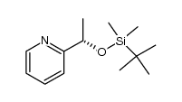 (S)-2-(1-((tert-butyldimethylsilyl)oxy)ethyl)pyridine Structure