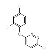 Pyridazine,3-chloro-6-(2,4-dichlorophenoxy)- Structure