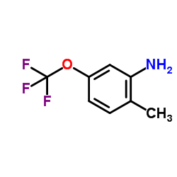 N-甲基-2-(三氟甲氧基)苯胺结构式