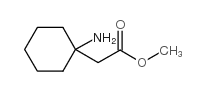 (1-Aminocyclohexyl)acetic acid methyl ester Structure