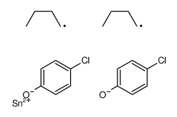 dibutyl-bis(4-chlorophenoxy)stannane Structure