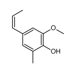 2-methoxy-6-methyl-4-prop-1-enylphenol Structure