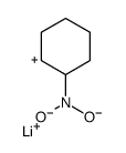 lithium,nitrocyclohexane Structure