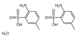 2-amino-5-methylbenzenesulfonic acid,hydrate Structure