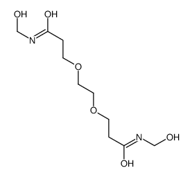 N-(hydroxymethyl)-3-[2-[3-(hydroxymethylamino)-3-oxopropoxy]ethoxy]propanamide Structure