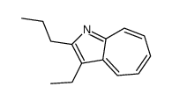 3-ethyl-2-propylcyclohepta[b]pyrrole结构式