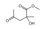 methyl (2S)-2-hydroxy-2-methyl-4-oxopentanoate结构式