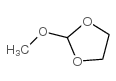 2-甲氧基-1,3-二氧戊环结构式
