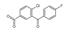 (2-chloro-5-nitrophenyl)-(4-fluorophenyl)methanone Structure