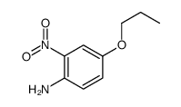 2-硝基-4-丙氧基苯胺结构式