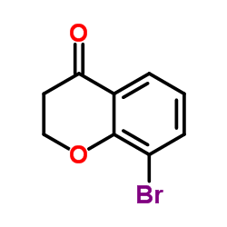 8-Bromo-4-chromanone structure