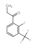 2'-fluoro-3'-(trifluoromethyl)propiophenone structure