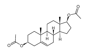 雄甾-5-烯-3β,17β-二醇 3,17-二乙酸酯结构式