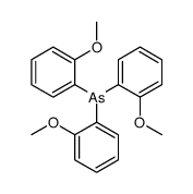 tris(2-methoxyphenyl)arsane Structure