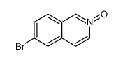 6-溴异喹啉 2-氧化物结构式