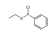 ethyl phenylphosphonochloridothioite结构式
