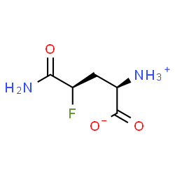 (2R,4R)-2,5-diamino-4-fluoro-5-oxopentanoic acid Structure