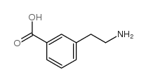 3-(2-氨乙基)苯甲酸结构式