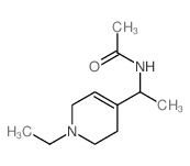 Acetamide,N-[1-(1-ethyl-1,2,3,6-tetrahydro-4-pyridinyl)ethyl]-结构式