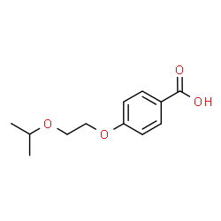 4-(2-Isopropoxyethoxy)benzoic acid Structure