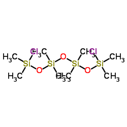 1,7-dichlorooctamethyltetrasiloxane Structure