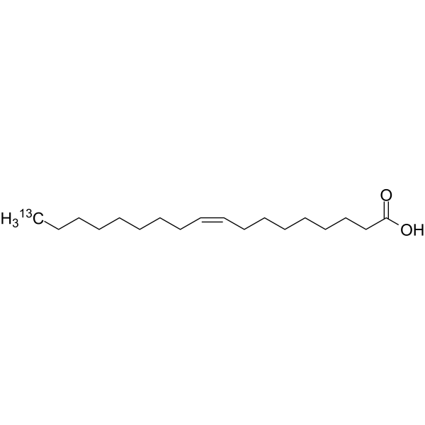 Oleic acid-13C-1 structure