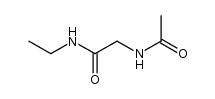 Nα-acetylglycine N-ethylamide结构式