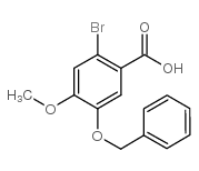 5-苄氧基-2-溴-4-甲氧苯甲酸结构式