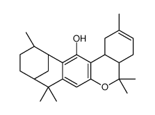 9,13-Methano-4H-benzo(C)cycloocta(g)(1)benzopyran-14-ol,1,4a,5,8,9,10,11,12,13,14b-decahydro-2,5,5,8,8,12-hexamethyl-,(4aR,9R,12R,13R,14bR)-rel结构式